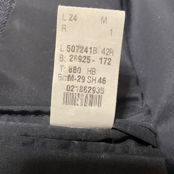 Men’s Ralph Lauren Wool Sport Coat / Blazer size 42R color dark grey. - Picture 10 of 11